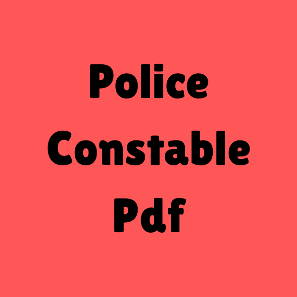 Police Constable Pdf