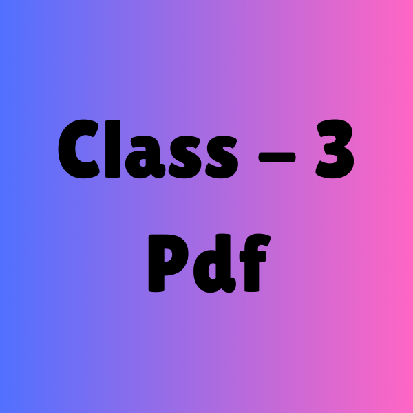 Class - 3 pdf